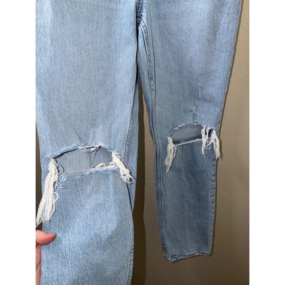 Women's Abercrombie 90s Straight High Rise Jeans Size 2 w26 - Picture 2 of 4
